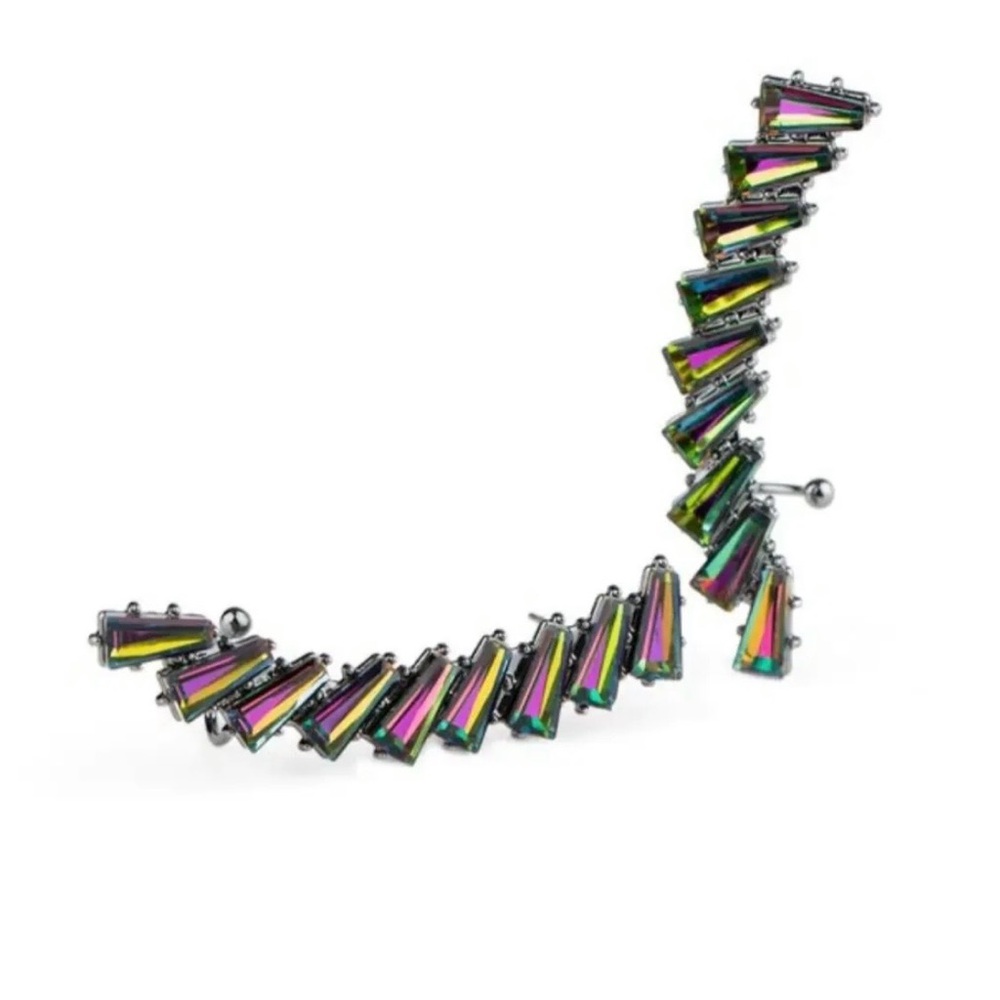 paparazzi Iridescent Multicolor Baguette Necklace